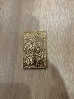 Pokemon CHARIZARD 23K Gold Plated Trading Card Nintendo - Image 3