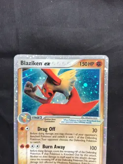 Pokemon Cards: EX Crystal Guardians Rare Holo: Blaziken EX 90/100 - Image 2
