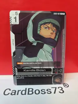 Kamille Bidan Gundam Card Game . Dual Impact- Rare . GD02-097 - Image 3