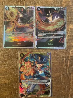 Sabo PRB02-014 SR, SEC,R, (3) - One Piece Card the Best Vol. 2 NM - Image 1