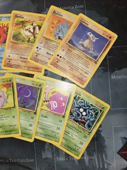 Vintage Pokemon 12 Card Lot Fossil, Team Rocket, Base, Jungle Koffing, Cubone - Image 3