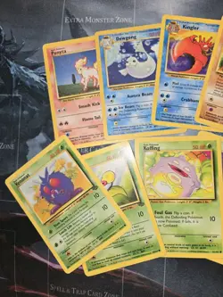 Vintage Pokemon 12 Card Lot Fossil, Team Rocket, Base, Jungle Koffing, Cubone - Image 4