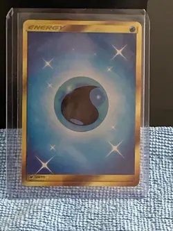Pokemon TCG Crimson Invasion Water Energy Secret Rare Card 124/111 - Image 1