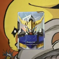 Gundam TCG Card Game Dual Impact Foil Resource GD02 C+ R-017 - Image 1