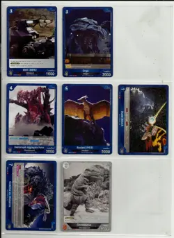 2025 TCG Godzilla vs. Godzilla Card Game COMPLETE SET Common/Uncommon Cards (52) - Image 4
