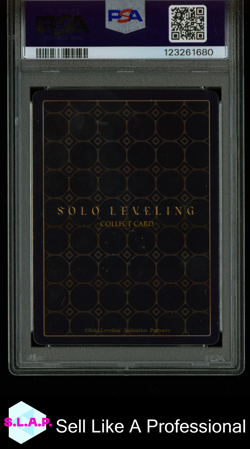 CHOI JONG-IN P SOLO LEVELING COLLECT CARD SERIES 1 2025 075 PSA 10 - Image 2