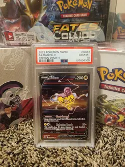 Raikou V PSA 10 English Pokemon Card GG41/GG70 Crown Zenith 2023 Full Art Alt - Image 1