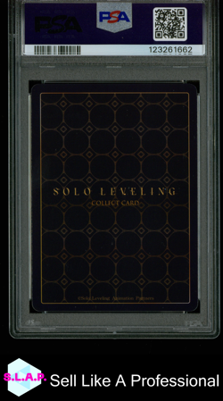 SOLO LEVELING SOLO LEVELING COLLECT CARD SERIES 1 2025 093 PSA 10 - Image 2