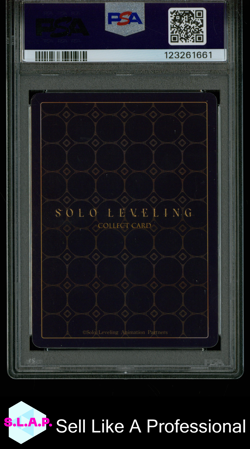 IGRIS P SOLO LEVELING COLLECT CARD SERIES 1 2025 092 PSA 9 - Image 2