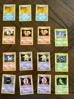 Vintage TCG Shadowless Base Set lot of 44 Pokemon cards - Image 5