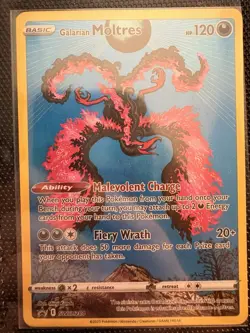 Galarian Moltres SWSH284 SWSH: Sword & Shield Promo Cards Holo - Image 1