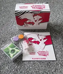 Pokemon TCG White Flare Elite Trainer Box - EMPTY Box & Accessories (+ 10 cards) - Image 1