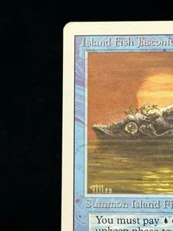 ISLAND FISH JASCONIUS Revised Edition 1994 Magic The Gathering MTG 🔥Rare🔥 - Image 3