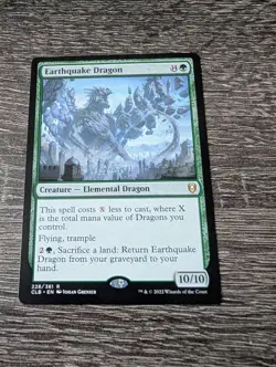MTG Earthquake Dragon Commander Legends: Battle for Baldur's Gate 228/361 NM - Image 1