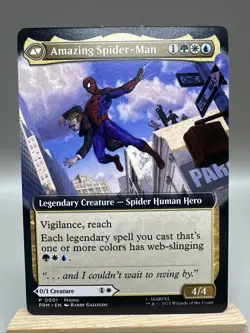 NYCC 2025 exclusive MTG Peter Parker Amazing Spider-man PROMO Magic Gathering - Image 2