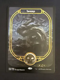 1x Swamp (092) Unsanctioned LP MTG Magic the Gathering x1 MKE - Image 1