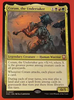 MTG/ Modern Horizons 3 / MYTHIC / CORAM THE UNDERTAKER /#0007 NM/REGULAR - Image 1