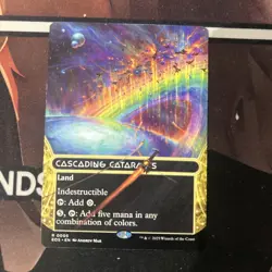 MTG Magic The Gathering Cascading Cataracts EOS 0005 Borderless Stellar Sights - Image 1