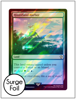 1x Hinterland Harbor, Surge Foil, Final Fantasy, Magic MTG NM - Image 1