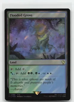 FINAL FANTASY #393 Flooded Grove (Surge Foil) - Image 1