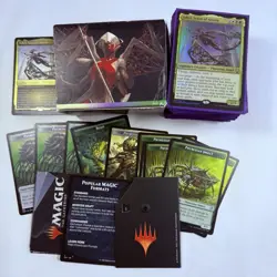 Magic The Gathering Corrupting Influence Phyrexia One Commander EDH Sleeved Deck - Image 1
