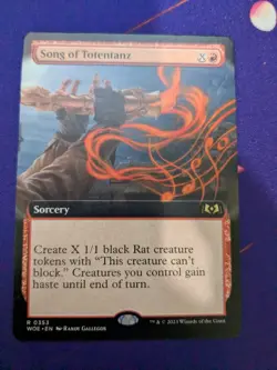 1x Song of Totentanz (Extended Art) - NM - Wilds of Eldraine - WOE - 0353 - Image 1