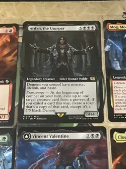 Final Fantasy Magic The Gathering Rare Extended Art Legendary Creature Lot 15x - Image 3