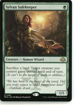 2024 Magic the Gathering Sylvan Safekeeper Creature Human Wizard Near Mint - Image 1