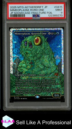 MIMEOPLASM, RVRD ONE JP SHOWCASE-FRACTURE MAGIC THE GATHERING AD 2025 0415 PSA 9 - Image 1