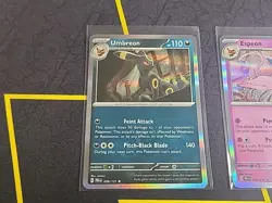 Pokemon TCG Lot (2) - Umbreon 059/131 Holo & Espeon 033/131 Holo LP (Prismatic) - Image 2