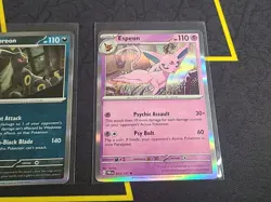 Pokemon TCG Lot (2) - Umbreon 059/131 Holo & Espeon 033/131 Holo LP (Prismatic) - Image 3