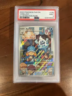 Pokemon TCG Vanillish Paradox Rift 190/182 PSA 9 - Image 1