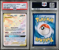 POKEMON PSA 8 GARCHOMP e GIRATINA GX SECRET 247/236 UNIFIED MINDS ITA POP 1!🌎 - Image 3