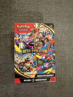 Pokemon x1 Mega Evolution Booster Bundle Box Factory Sealed! 6 Packs! - In Hand - Image 1