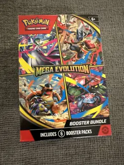 Pokemon x1 Mega Evolution Booster Bundle Box Factory Sealed! 6 Packs! - In Hand - Image 2