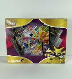 Pokemon TCG Alakazam V Box Factory Sealed 4 Booster Packs with Foil Promo Card - Image 2