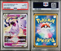POKEMON PSA 10 MEWTWO VSTAR 031/071 s10b POKEMON GO JAPANESE 2022! - Image 3