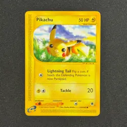 Pikachu 124/165 Expedition Base Set Regular Pokemon TCG - Image 1