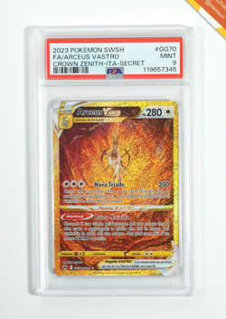 Pokemon PSA 9 Arceus Vastro #GG70 Full Art Zenit Regale 2023 Italiano - Image 1