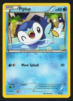 Piplup 16/30 XY Trainer Kit 2016 - Pokemon TCG - Image 1