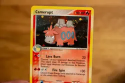Camerupt Holo Rare 004/109 EX Ruby and Sapphire - English Vintage Pokemon - Image 5