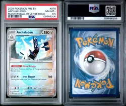POKEMON PSA 8,5 ARCHALUDON MASTER BALL 070/131 PRE PRISMATIC EVOLUTIONS 2025! - Image 3