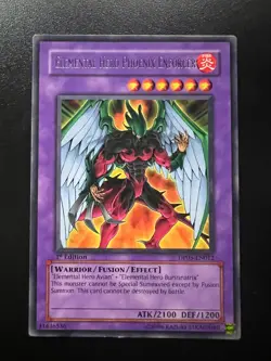 Elemental Hero Phoenix Enforcer DP05-EN012 Rare 1st Edition Near Mint Yugioh - Image 1