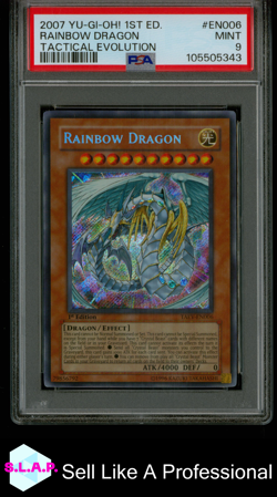 RAINBOW DRAGON TACTICAL EVOLUTION YU-GI-OH! EVO2007 EN006 PSA 9 - Image 1