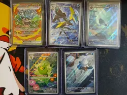5 Art Rare Pokemon Card Lot. Tirtouga, Inteleon, Teal Mask Ogerpon Ex And More - Image 2