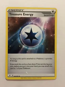 Pokemon Card Evolving Skies Printer Hickey Treasure Energy 165/203 NM - Image 1