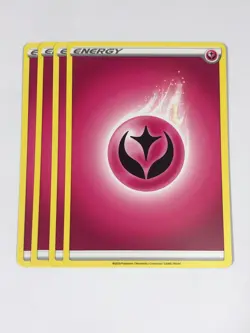 Pokemon Card 2020 4x Playset Fairy Energy Near Mint - Image 1