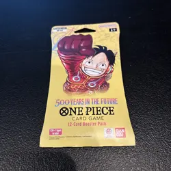 One Piece Card Game Booster Pack - 500 Years in the Future - English - Sleeved - Image 1