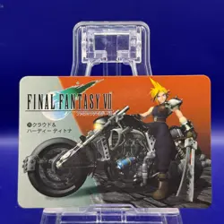 Cloud & Hardy Daytona 35 Final Fantasy VII 7 Card TCG Japanese PS Games Rare - Image 1