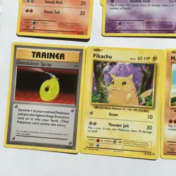 Pokemon Cards Lot XY Evolutions 9 Cards Pikachu 2016 Base Set Retro - Image 3